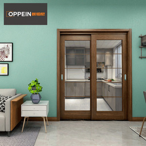 欧铂尼木门厨房门木质推拉门诺雅阳台玻璃门免漆卫生间门移门欧派