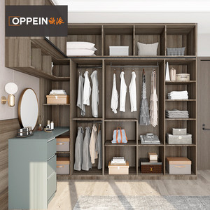 欧派衣柜定制布鲁斯高光uv门板全屋定制家具一门到顶整体衣帽间