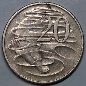 澳大利亚20分硬币