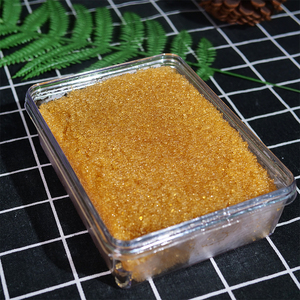 胶盒中粒黄蟹籽400g 飞鱼籽 黄蟹籽 黄色 飞鱼子/蟹籽中粒红蟹