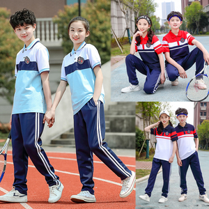 小学三年级夏季校服男