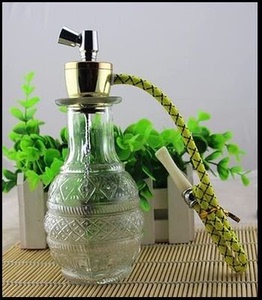 雅爵新款 水烟斗水烟袋塑料壶壶 多层加强过滤全套带配件包邮