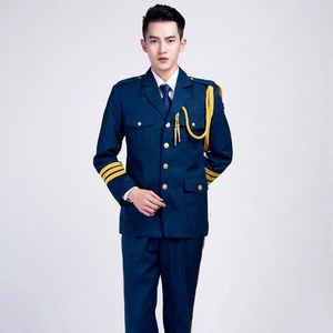 新款空高级现货包邮男女结婚舞台表演空军礼服蓝色演出服空士官礼
