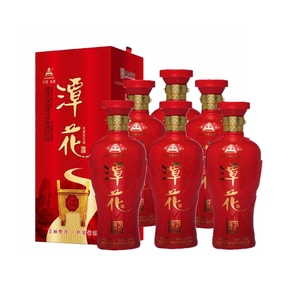 特价白酒江西名酒鹰潭特产潭花酒42度500ml*6铜都二号整箱包邮