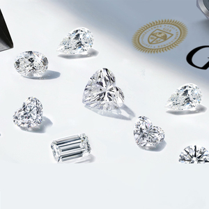 gia裸钻异形钻定制水滴钻公主方钻石正品一克拉结婚钻石戒指订做