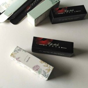 diy口红纸盒 高档口红包装盒 润唇膏包装纸盒 口红空盒子通用定制