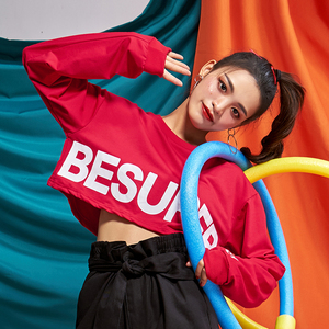 卫衣原宿风女嘻哈街头无帽