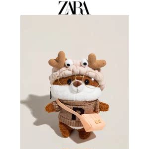 儿童麋鹿毛绒包包 秋冬可爱动物斜挎包bonan zara ins0人付款99