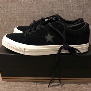 尔匡威莱斯one star黑色星星suede low反光一星低帮男女鞋158477c