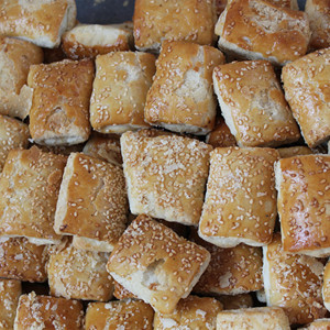 三件包邮山东淄博博山景德东酥皮火烧点心糕点500克一斤装