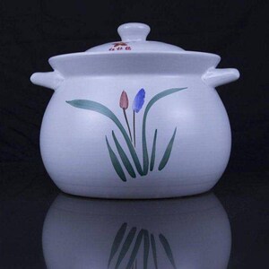 红杜鹃砂锅红杜鹃砂锅家用耐高温明火陶瓷煲大容量汤煲煮粥煲炖锅