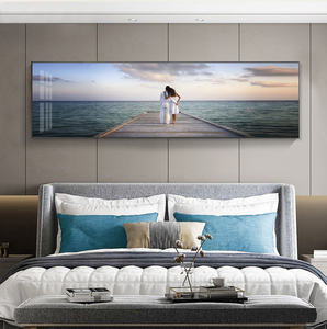 酒店宾馆挂画北欧轻奢床头卧室壁画情侣房间温馨挂画民宿网红挂画