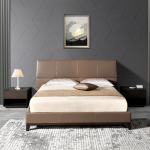 dapo大普db22诺德床楷模家具正品卧室简约现代大小户型双人皮艺床