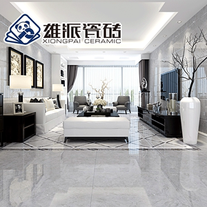 通体大理石瓷砖800x800灰色客厅地板砖微晶石现代简约金刚石地砖