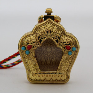 包邮开光尼泊尔十相嘎乌盒噶乌盒挂饰辟邪吊坠护身符藏舍利甘露丸