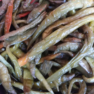 萍乡特色脯辣椒 坛子扑辣椒炒庆子 腌酸辣椒铺辣椒500g 三份包邮