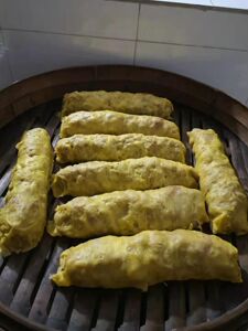 云南昭通盐津特产蛋圆子500g ,酒大碗头菜,经典鸡蛋肉特色蒸菜