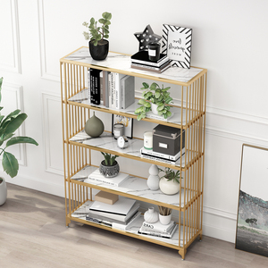 北欧储物置物架铁艺隔断书架办公屏风多层服装鞋包收纳落地展示架