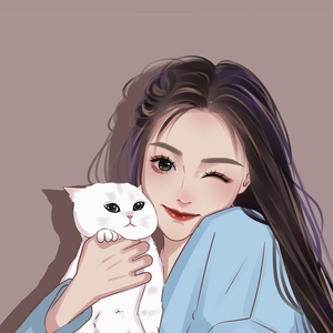 肖像甜酷风照片真人转手绘漫画定制情侣头像人物代画头像约稿设计