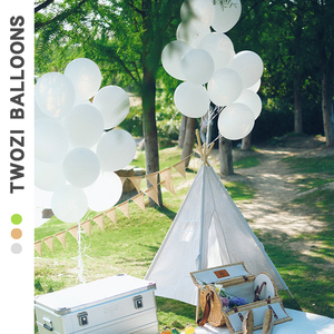 兔子气球 野餐装饰套餐 帐篷氛围庆祝生日网红拍照搞怪道具小红书