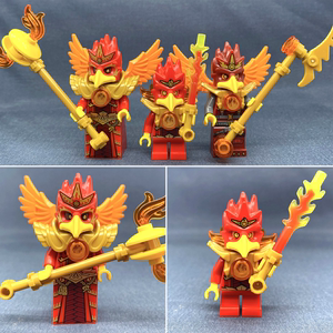lego乐高气功传奇人仔 loc075凤凰女王 loc077王子弗林克斯 70146
