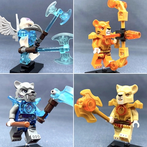 乐高lego气功传奇70146人仔loc075虎参谋金狮女战士loc074乐天鹫