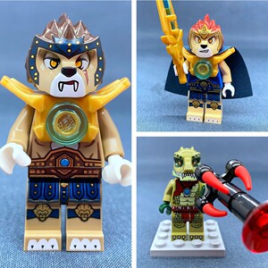 lego乐高人仔 气功传奇 loc011 loc012 70005无敌狮 鳄鱼人 全新