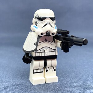 乐高lego星球大战 暴风兵人仔白兵指挥官含武器 披风 sw617 sw578