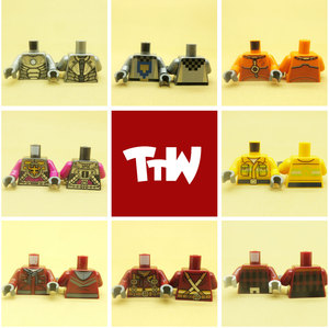 lego乐高76382人仔配件身体钢铁侠西装夹克男性