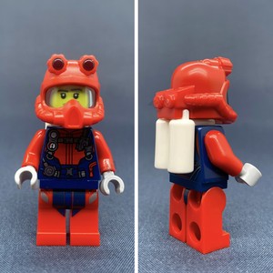 lego 乐高正品 人仔 城市系列 女潜水员 男潜水员 cty1165 60265
