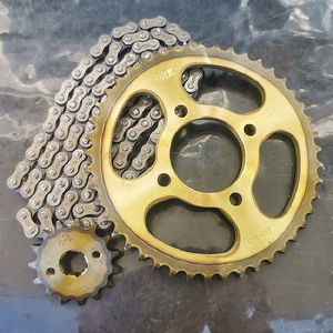 摩托车配件150/125太子车套链链盘链条三件套齿轮大全通用全套