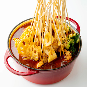 齐善素食 麻辣素火锅料】 佛家纯素植物油麻辣烫冒菜香锅调味底料