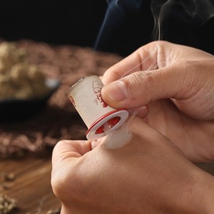 五年蕲艾绒贴肩背去湿气温灸艾柱小桶艾绒灸艾柱家用随身灸蕲艾贴