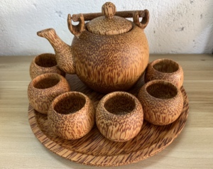 默默无蚊科技淘宝椰子壳(高瓶)花瓶海南特色工艺品海南特产0人付款