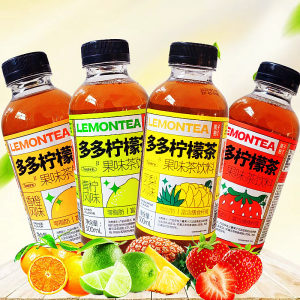 果子熟了柠檬茶多多香橙风味凤梨风味青柠莓果果汁茶饮料500ml*15