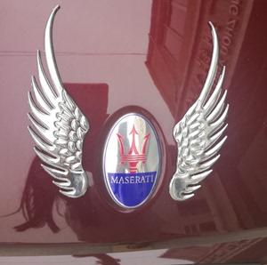 天使之翼翅膀 汽车用车贴 金属车标贴车身装饰帖个性贴 老鹰翅膀