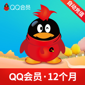 腾讯QQ会员12个月 qq会员年卡 qq会员一年费 自动充值