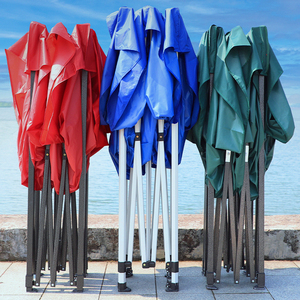 遮阳棚四角方伞帐篷四脚伞摆摊商用雨棚户外防雨伸缩式遮雨棚雨篷