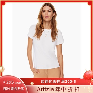 104038 Aritzia WF Primary T-Shirt女士天丝莱赛尔基础体恤直邮