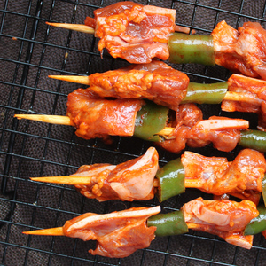 猪脆骨串猪软骨头串青椒脆骨串烧烤脆骨猪肉串月牙骨串 20串/包