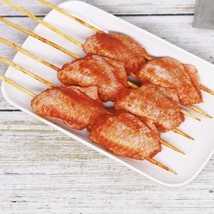 双签翅中腌制调理翅中串15串奥尔良鸡中翅商用冷冻烧烤油炸食材