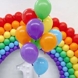10寸亚光加厚进口乳胶气球飘空气球告白氦气球造型装饰婚礼生日