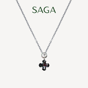 SAGA/世家串珠项链多巴胺轻奢小众新款项链女银饰三秒心动送朋友