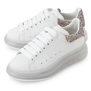 hu446020淘宝alexander mcqueen/麦昆 女新款亮片尾休闲小白鞋