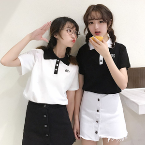 闺蜜装两件套夏季韩版初中学生夏装网红穿搭小个子套装00后姐妹装