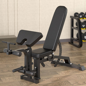 研博哑铃凳专业健身椅仰卧起坐板牧师卧推凳子家用多功能健身器材