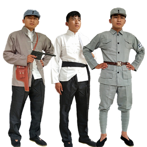 女男民兵游击队八路军红军百姓表演服装女村姑女游记舞台演出服装