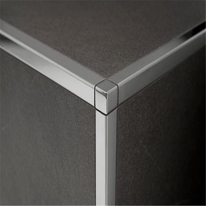 阳角条配件堵头铝合金瓷砖收边条收口压条包边阴阳角方形堵头12mm