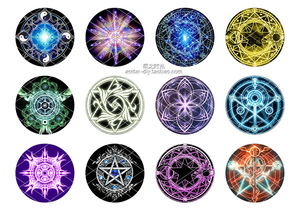 五芒星魔法阵图