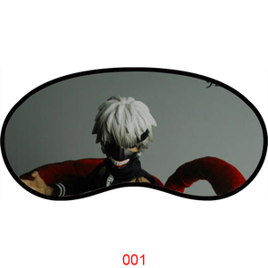 金木研白发眼罩来图订做同款周边遮光透气男女睡眠眼罩礼 5720